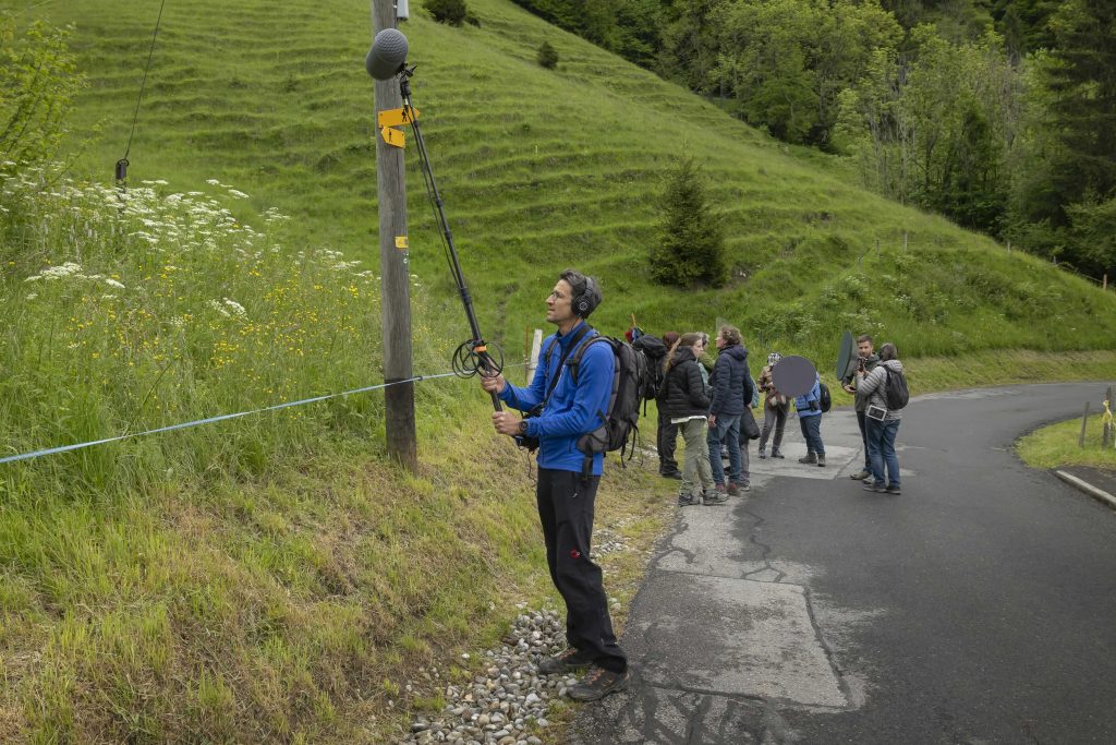 Fête de la nature 2025 Sortie audio naturaliste, casques, micros ©Yves Leresch